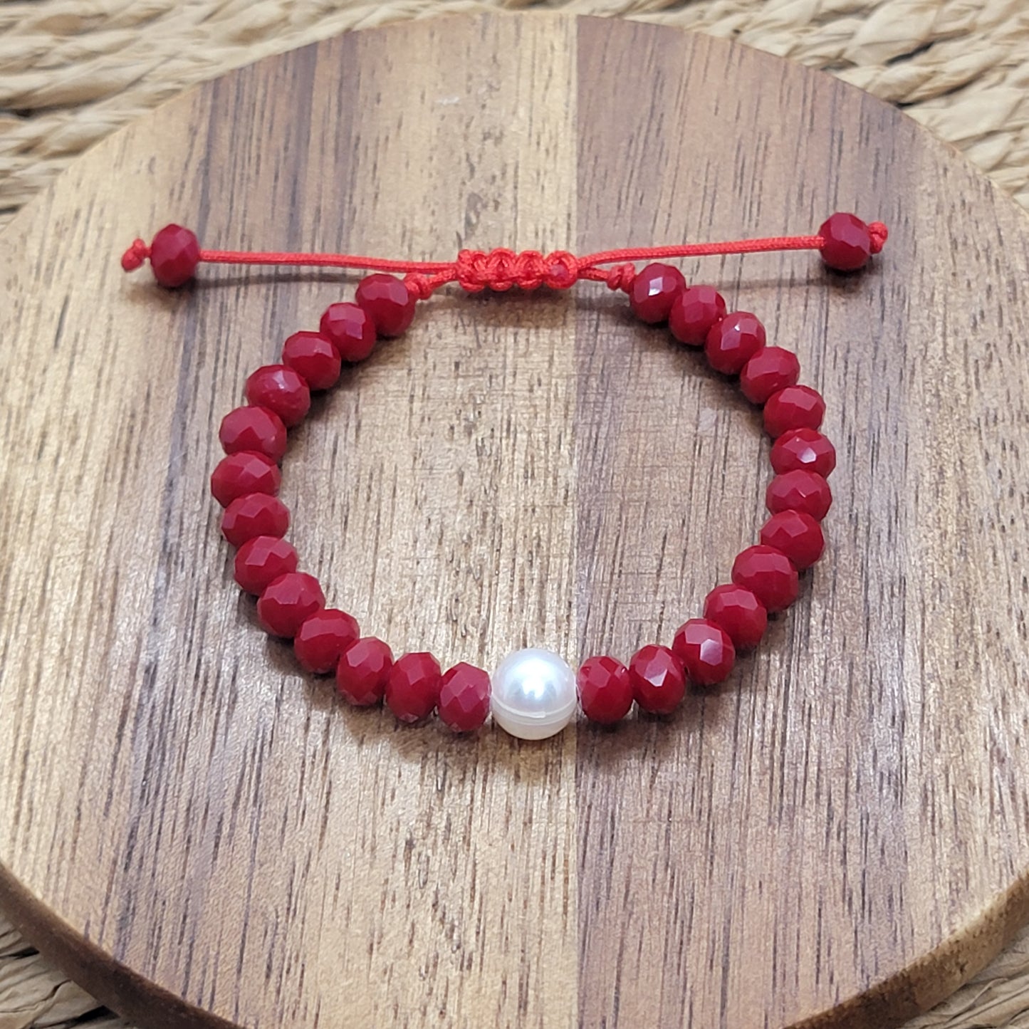 Kids Crystals & Freshwater Pearl Bracelet