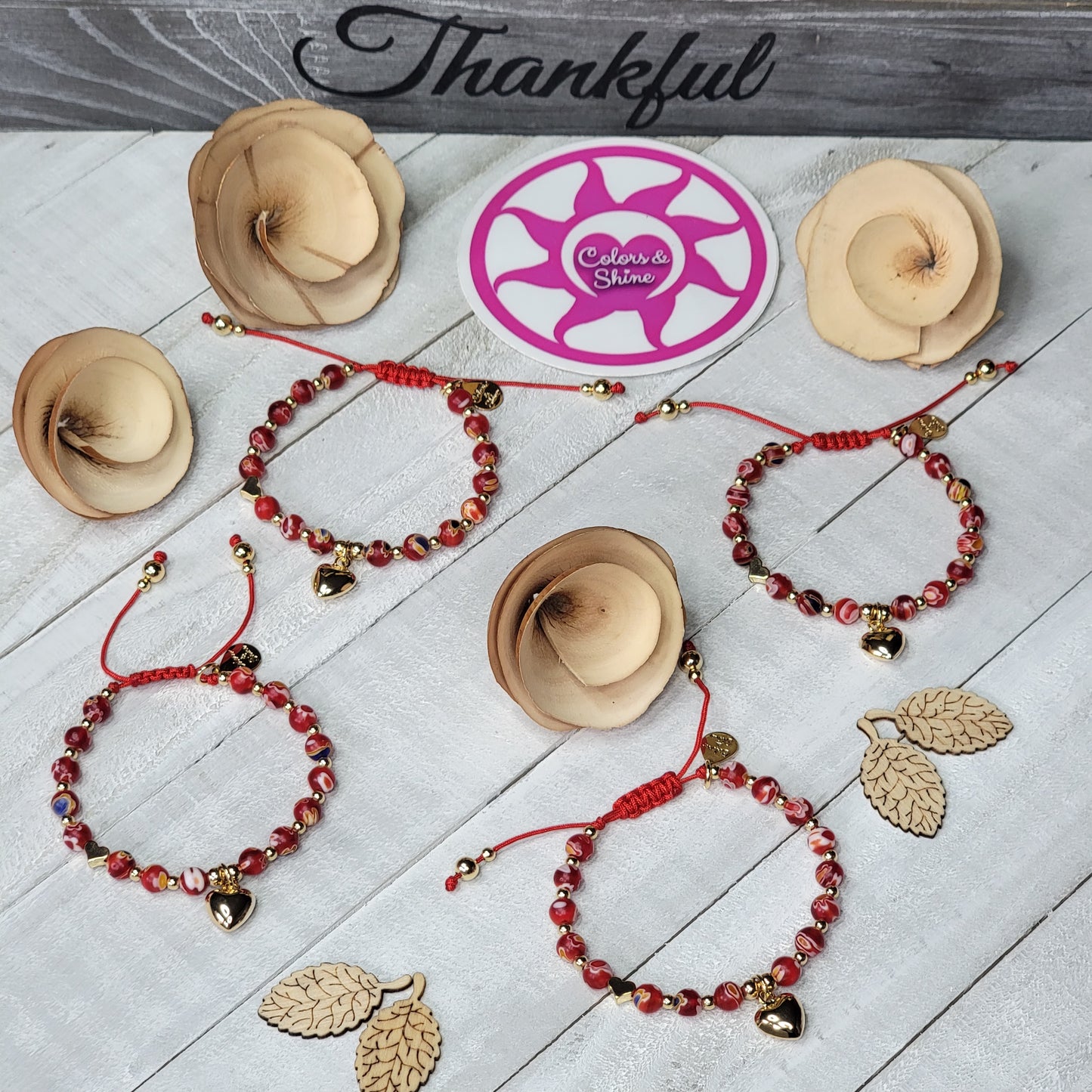 Adjustable Heart Bracelet