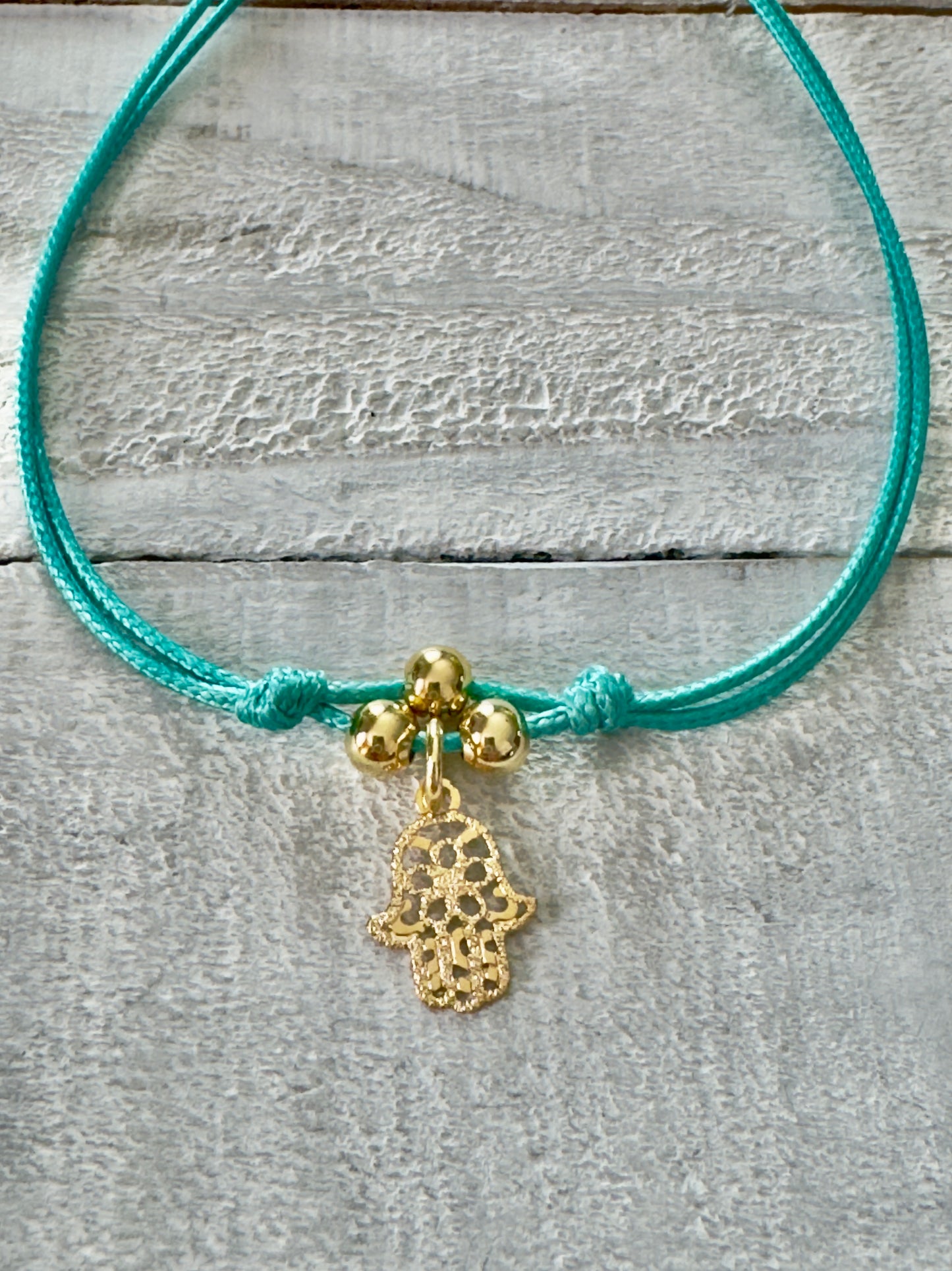 Mother & Daughter Hamsa Hand Bracelet, Friendship Bracelet, Wish Bracelet