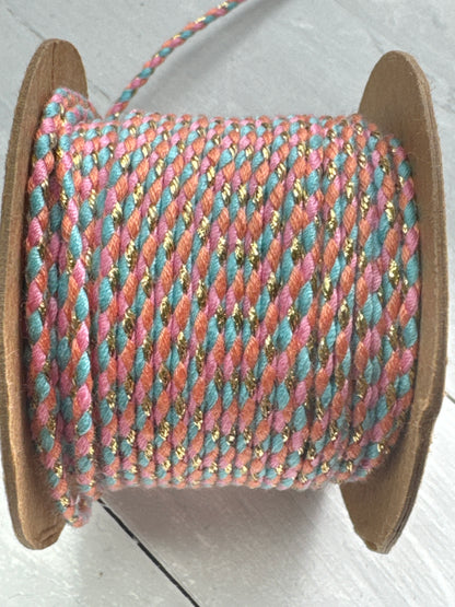 Corded Necklace with Ocean Pendants