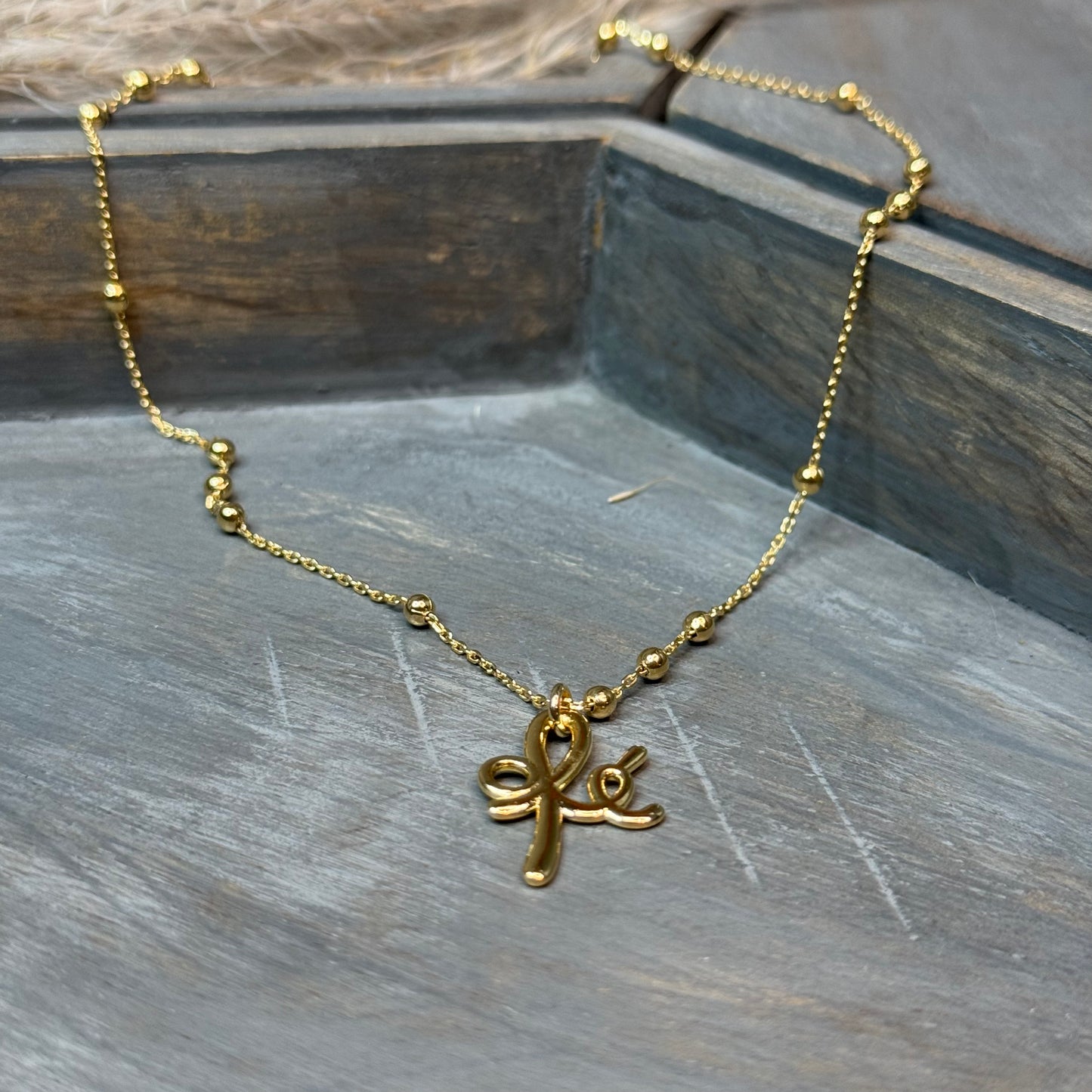 Fé/Faith 18k Gold-Filled Chain -  Necklace