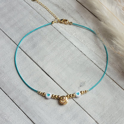Happy Face Necklace for Girls