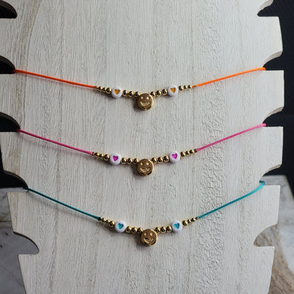 Happy Face Necklace for Girls