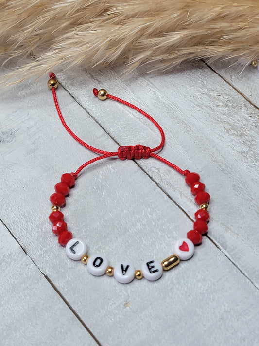Love and Heart Bracelet for Girls
