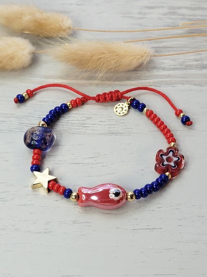 Playful & Colorful Handmade Bracelets - Summer Collection