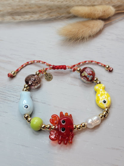 Playful & Colorful Handmade Bracelets - Summer Collection