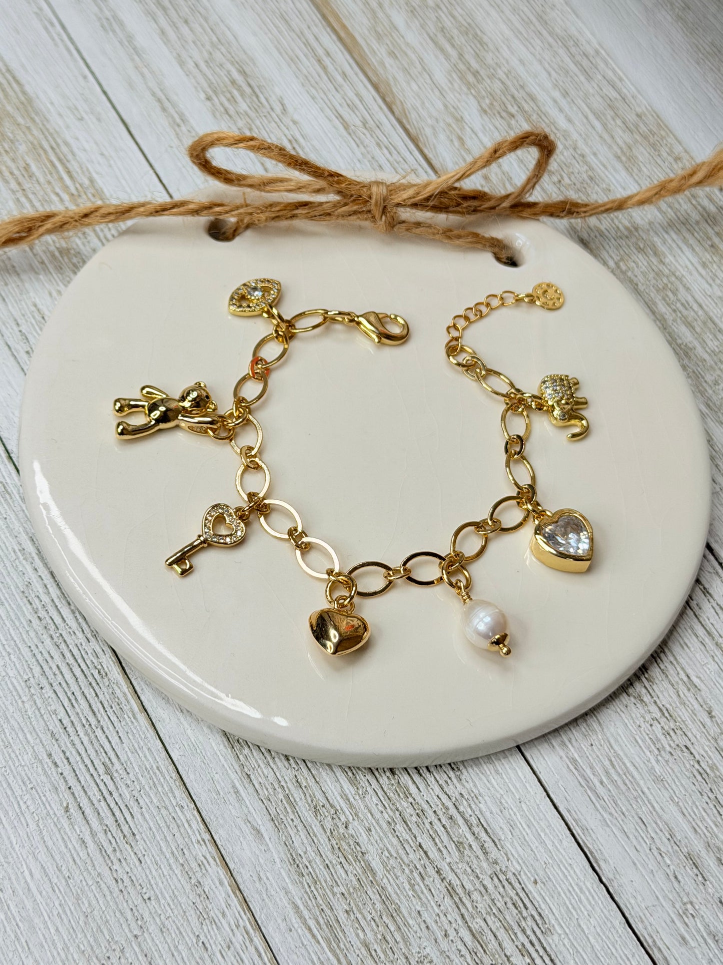 Golden Charm Bracelet