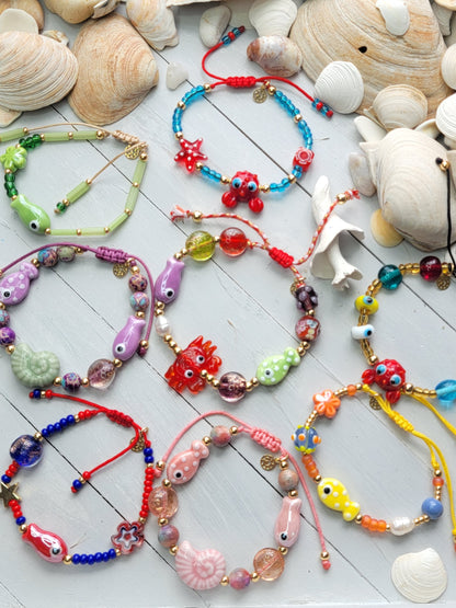 Colorful Ocean-Inspired Bracelets - Summer Collection