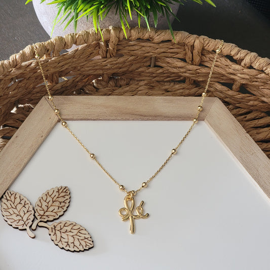 Fé/Faith 18k Gold-Filled Chain -  Necklace