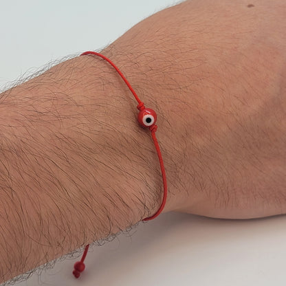 Unisex Evil Eye Protection Bracelet/Anklet | Available in Many String Colors