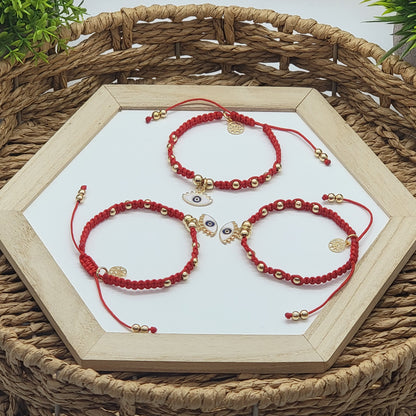 Red Evil Eye Bracelet
