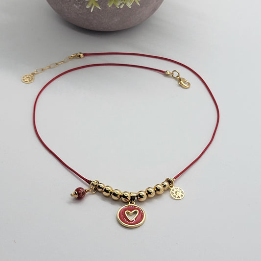 Red Heart Necklace