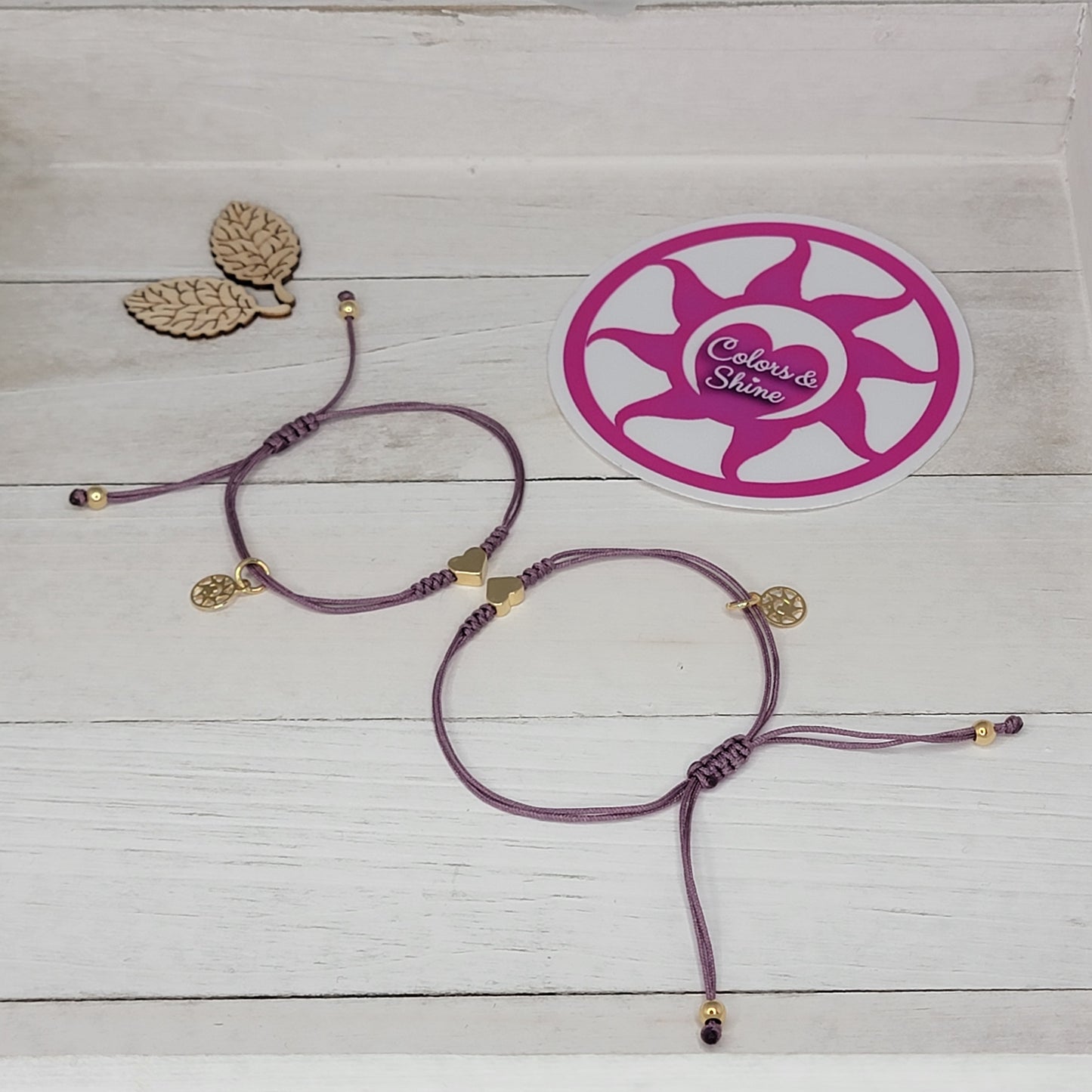 Mom & Daughter Matching Bracelets Set of 2.  Available in Many Colors!