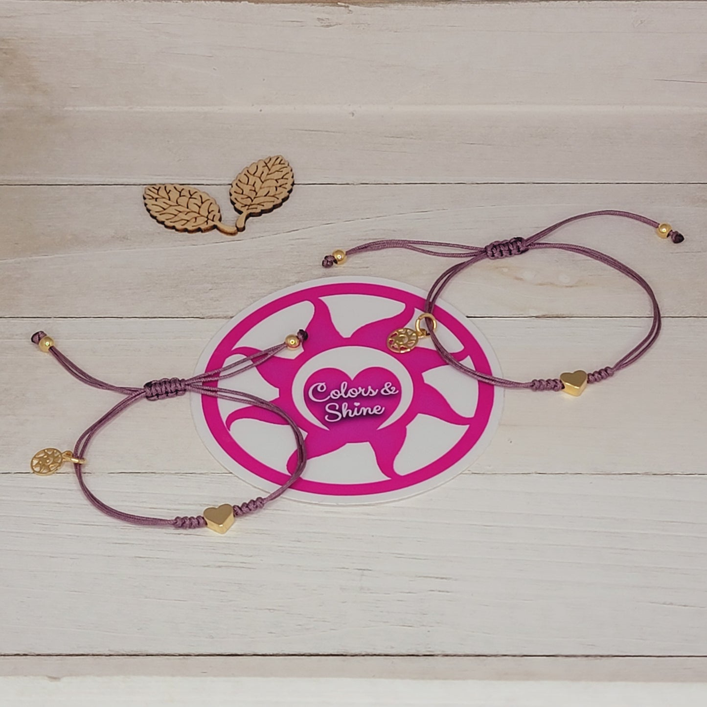 Mom & Daughter Matching Bracelets Set of 2.  Available in Many Colors!