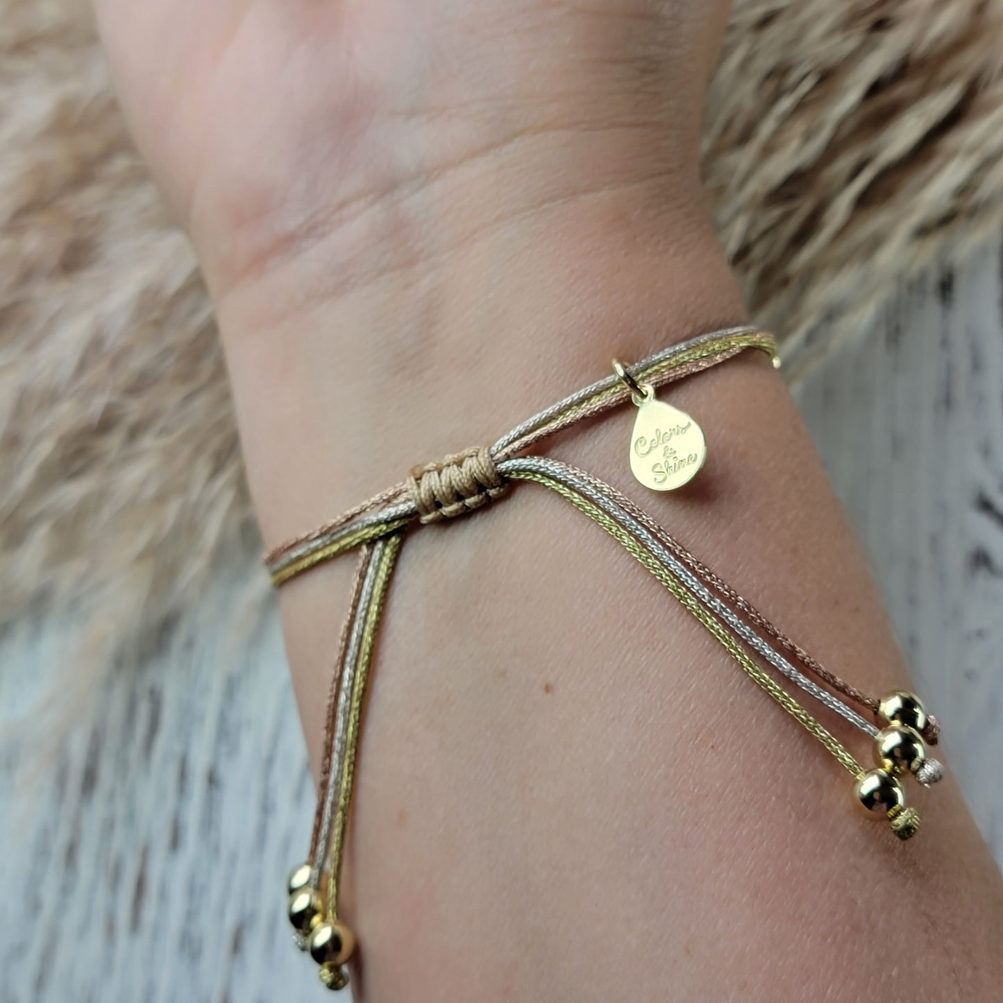 Metallic Colors String Bracelet