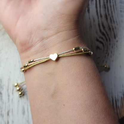 Metallic Colors String Bracelet