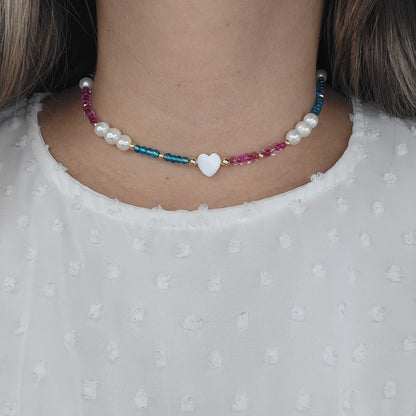 Adjustable Colorful Choker Necklace