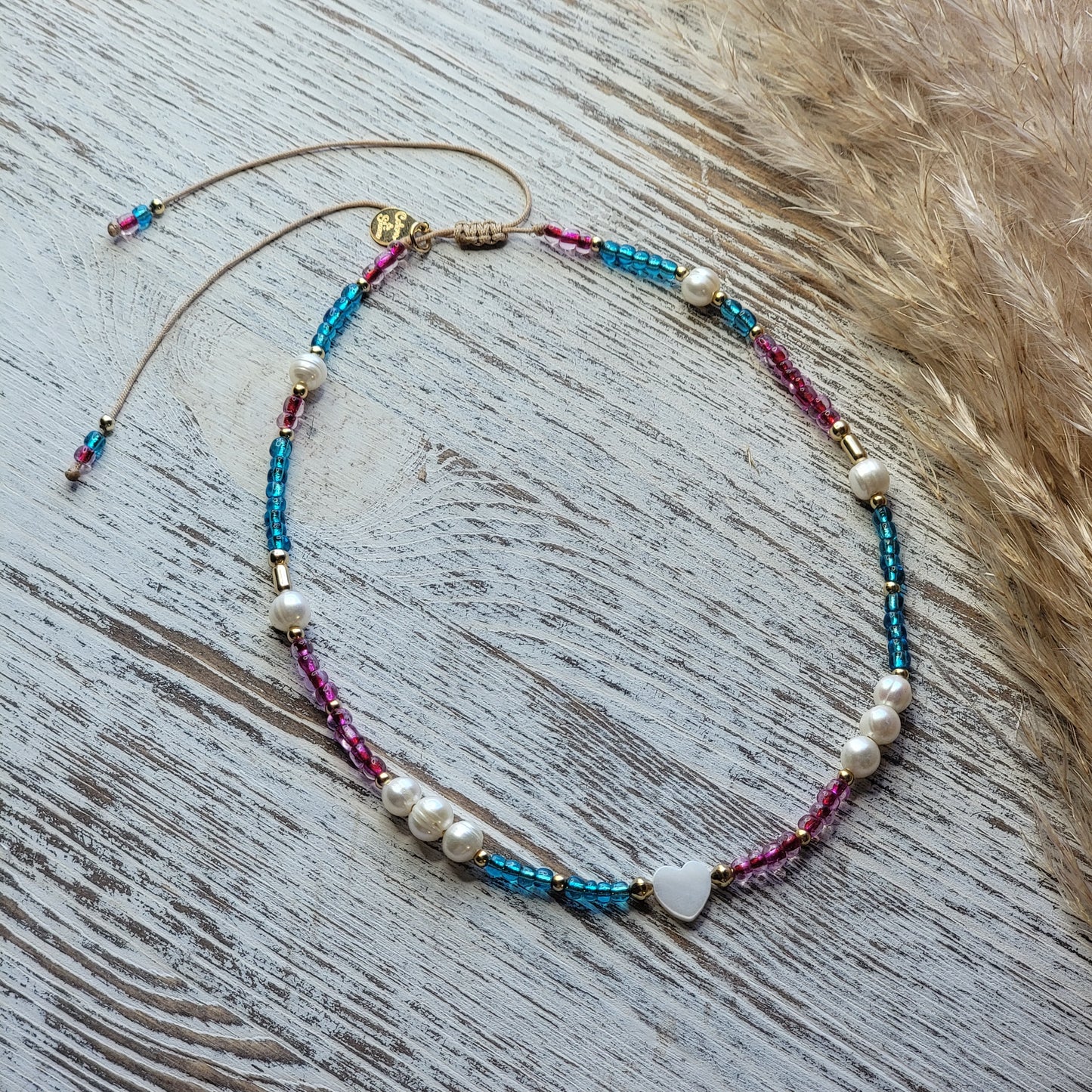 Adjustable Colorful Choker Necklace
