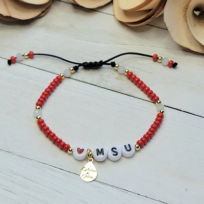 College Bracelet "MSU"
