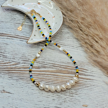 Multicolor Choker Necklace