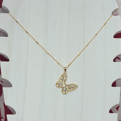 Crystal Butterfly Necklace