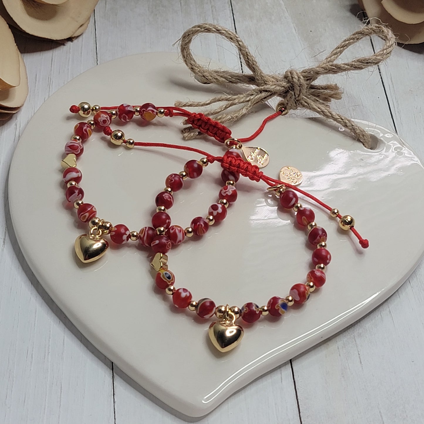 Adjustable Heart Bracelet