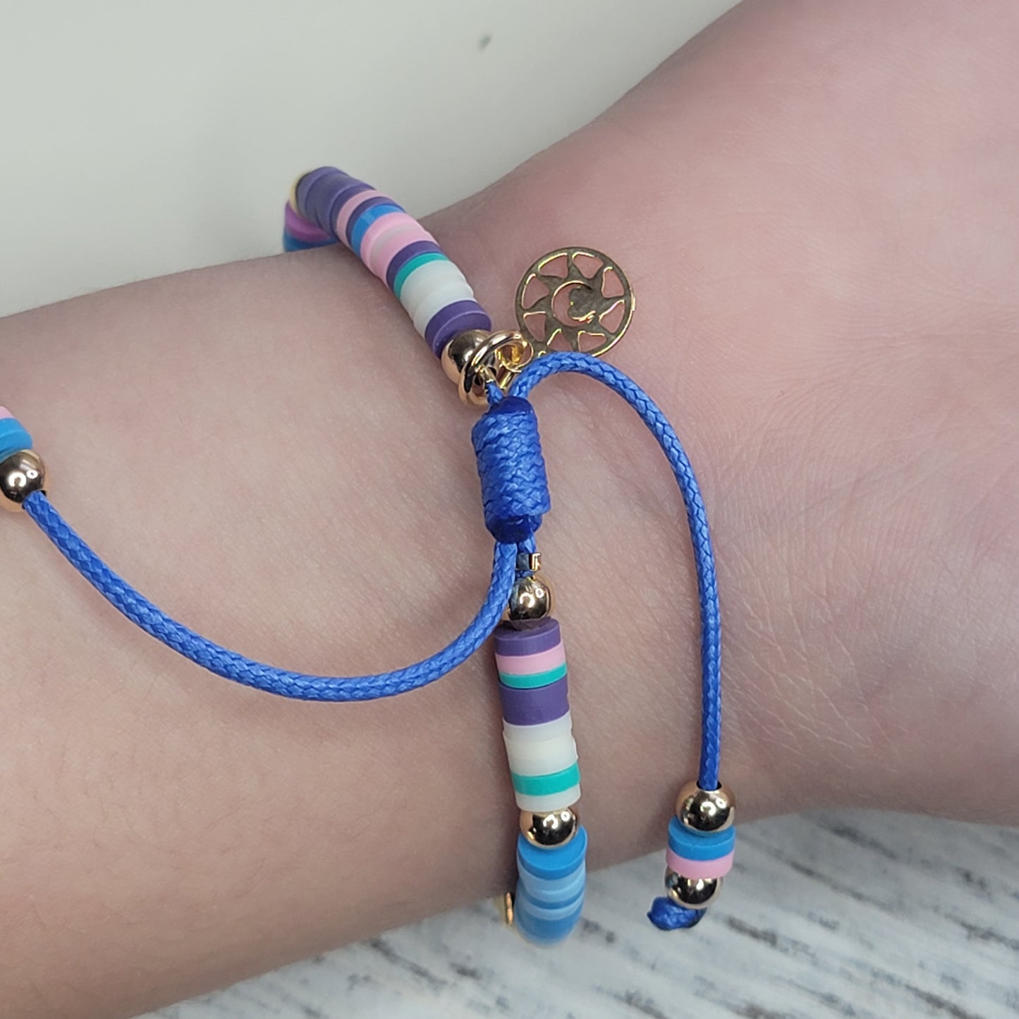 Colorful Evil Eye Adjustable Bracelet for Kids
