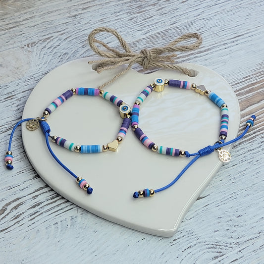 Mother & Daughter Matching Bracelets (SET OF 2). Available in Many Colors!
