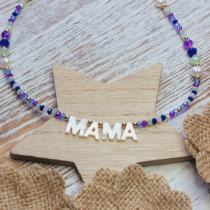 MAMA - Crystal, Nacre & Freshwater Pearls Necklace